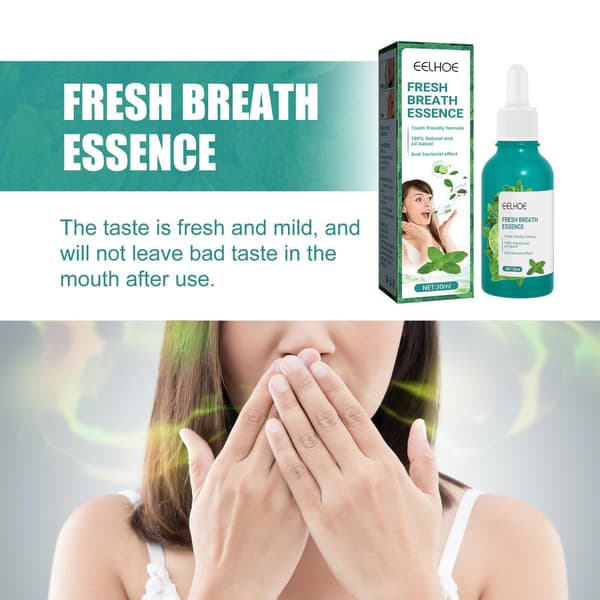 Ny model EELHOE Fresh Breath Essence Fjerner dårlig ånde og efterlader en frisk duft