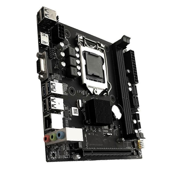 B75M ITX Moderkort LGA 1155 Stationär PC Stödjer DDR3 RAM NGFF NVME