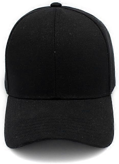 Baseballcaps for menn og kvinner - Klassisk justerbar ensfarget lue