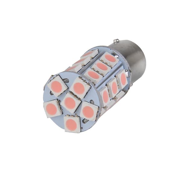 4xPink 1156 27SMD 5050 LED-lys Backup Baklys Blinklys Pære Lampe