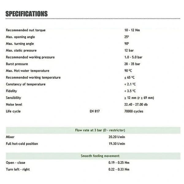Sedal 35 mm keramisk armaturventilpatron, til udskiftning af etgrebsventiler.