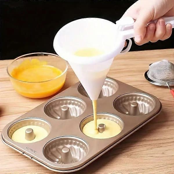 1/2/3-pack bakdegspåfyllningstratt, handhållen gräddchokladdispenser för tårtmuffins DIY 3pcs