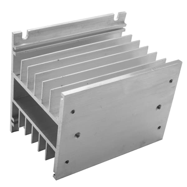 3-faset køleplade 80x110x100mm til solid state relæ aluminium køleplade