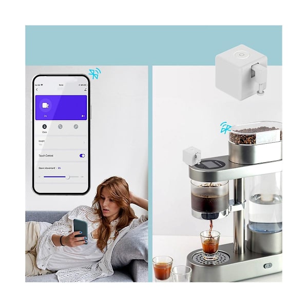 Fingerbot Plus Smart Switch Bot Fingerbot Plus Trykknapp Smart Hjem Smart Liv Stemmestyring med