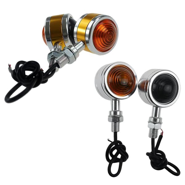 Universal Motorcykel Blinklys Indikator LED-lys Brugerdefineret Gul
