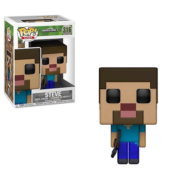 Creeper Steve Action Figur Statue Samlerobjekt PVC Spilfigur Lommelygte Nøglering