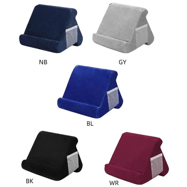 Blød polstring tablet stand læsepude tablet stand pad, egnet til e-læsere og smartphone tablet stande, sort.