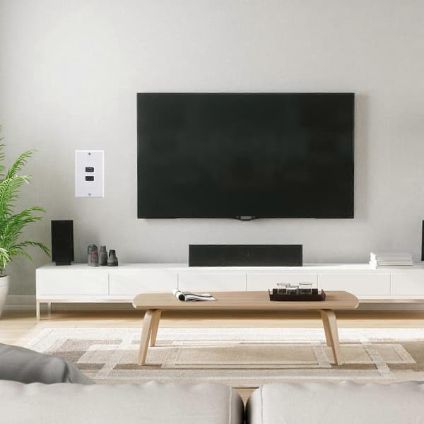 HDMIs USB3.0 Vægplade Ethernet Frontplade til Hurtig Plug-and-Play Installation med Understøttelse af Høj Klar Video