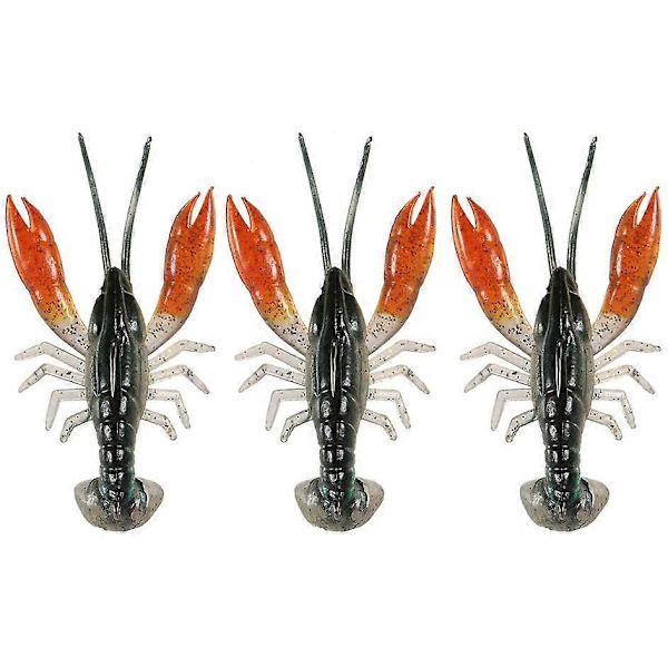 5 kpl Pehmeä Kalastusviehe Rapu Syötti Katkarapu Hummerin Saksi Tekoviehe Uistelu 8cm/14g