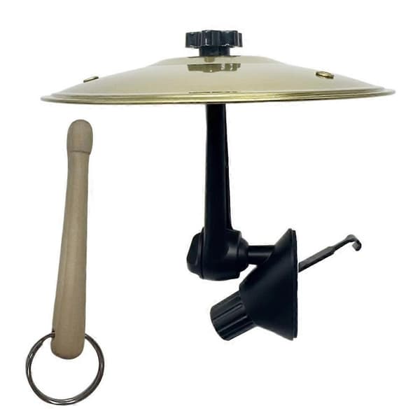 Bil Cymbal Luftventil Mini Trummor Crash Cymbal för Bilventil Enkel Clip-on Mini Trummor Kompakt Robust Biltillbehör D