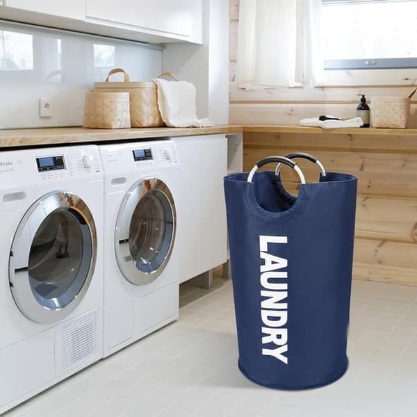 90L sammenleggbar kleskurv, vanntett, 38x38x79 cm light blue