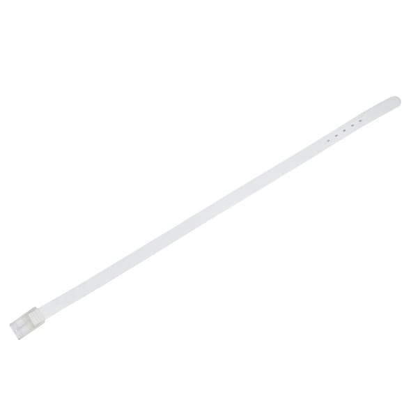 Unisex godterifarger silikon plastbelte hvit