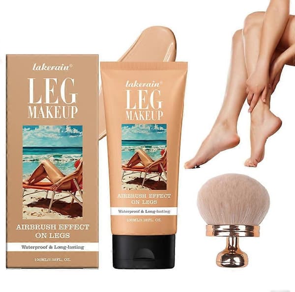 Benmakeup Vattentät Ingen Överföring, Kroppstäckande Perfektionerare, Full Täckning Concealer Benmakeup Krämfoundation, Kropps- och Bentäckande Makeup för Ta K2
