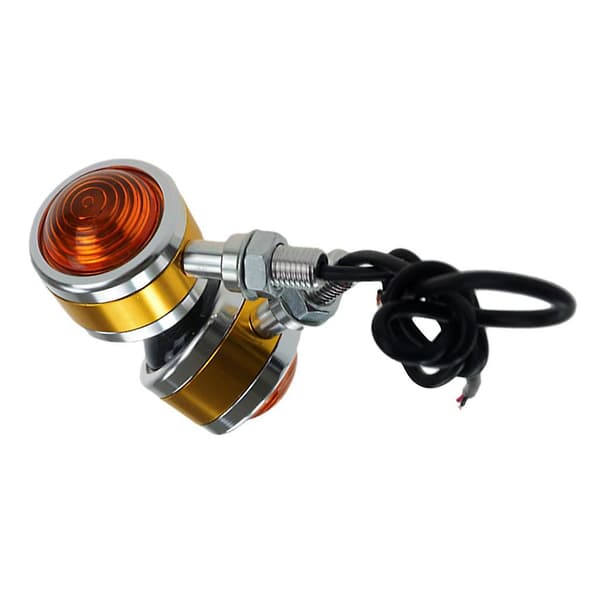 Universal Motorcykel Blinklys Indikator LED-lys Brugerdefineret Gul