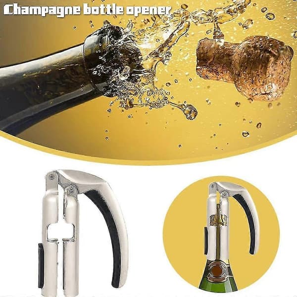 Champagneflaskeåbner Mousserende Vinpropudtrækker til Mousserende Vin, Vinflaskeåbner