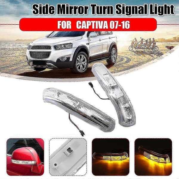 2 stk. sidespeil blinklys for Chevrolet Captiva