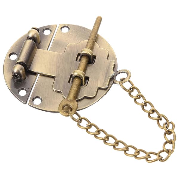Retro smyckeskrin gångjärn metall hasp spänne dekorativ presentask lås 1-pack