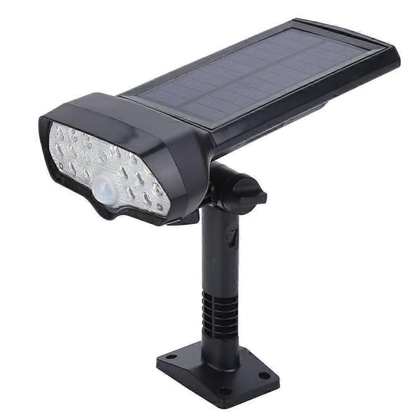 Solcellsdriven trädgårdslampa med kroppsrörelsesensor, vattentät, för uteplats och utomhusbruk