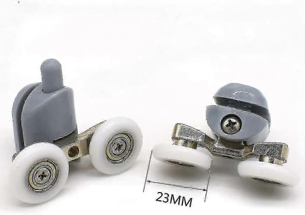 8-pak dobbelte brusedørsruller 23 mm diameter badeværelsesreservedele