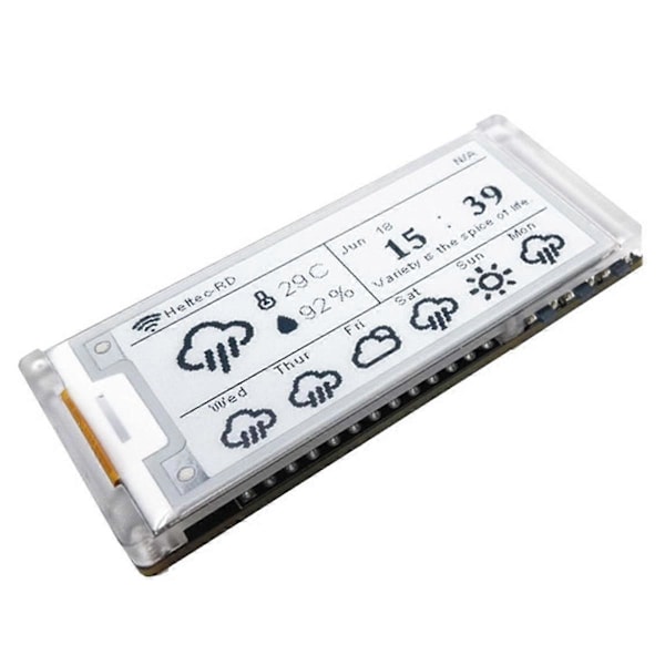 2,13 tommer E-Ink Display Meshtastic LoRa til Esp32 E-Paper Monitor Devboard Bluetooth Prisskilt IoT