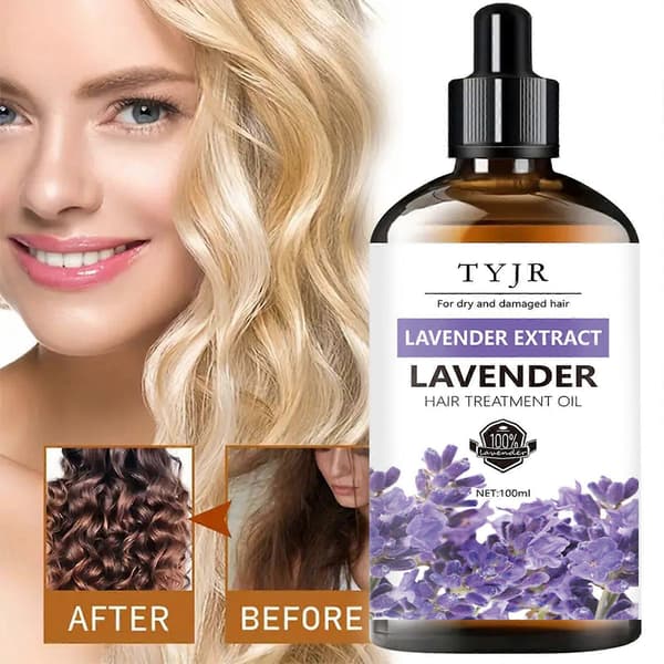 Lavendel återfuktande eterisk olja 100ML, ansikts- och kroppsolja för återfuktning, massage, hårvård, aromaterapi, mångsidig lavendel eterisk olja för 2pcs