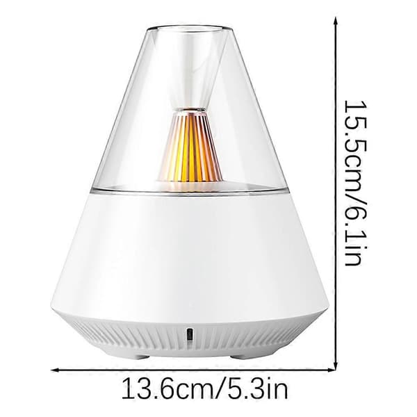 Aromas Diffuser med Fjärrkontroll Multifunktionell Doftoljerumsdiffusor för Rum Spa White