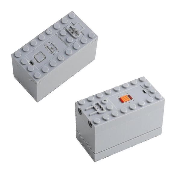 4 stk Technic Power Functions Batteriboks Togmotor Mottaker Fjernkontrollpakke