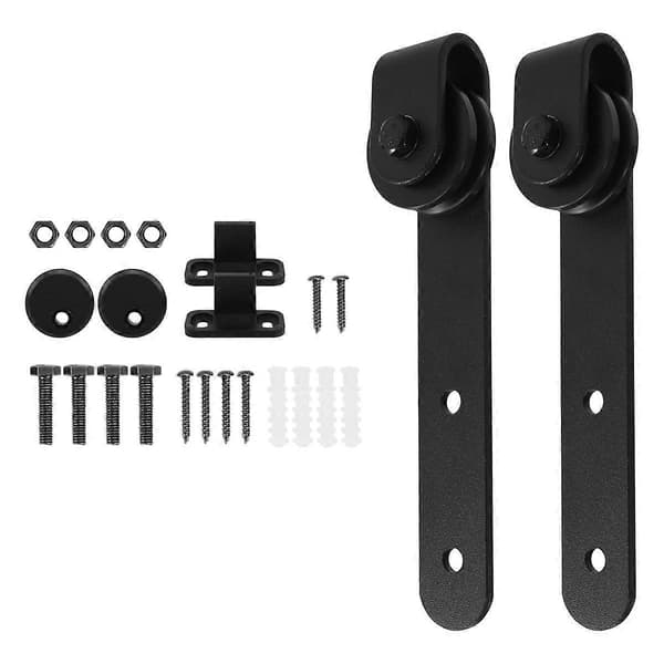Skab Skydedør Hardware Kit Super Mini Skydedør Hardware Hardware Kit Topmonteret Ophæng