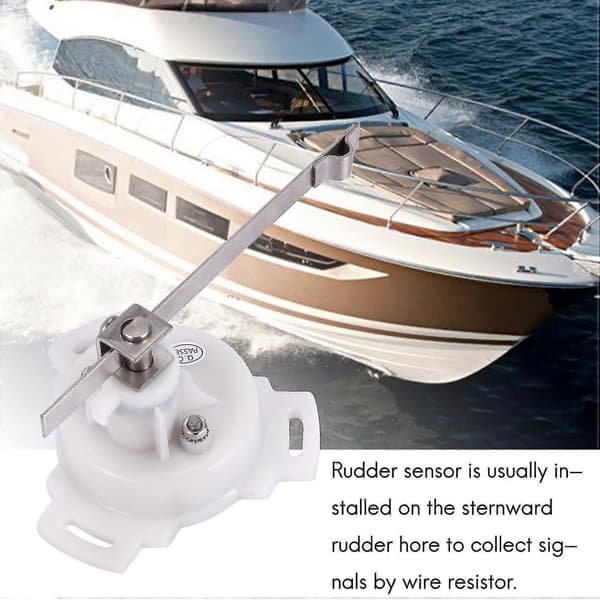 Rorvinkelindikator i rustfrit stål, målersensor til marinebåd 0-190 Ohm, automatisk udskiftningsdel