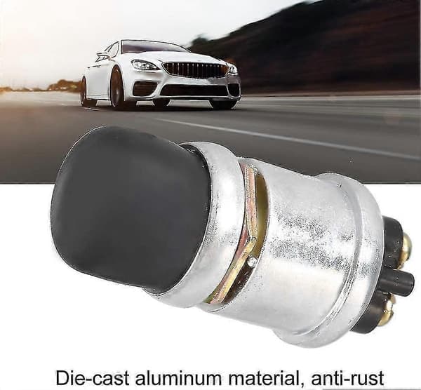 2 stk Horn Motor Startbryter Spst Vanntett Trykknapp Starter 50a 12v