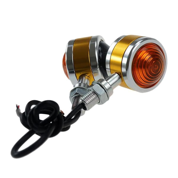 Universal Motorcykel Blinklys Indikator LED-lys Brugerdefineret Gul