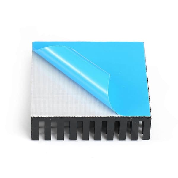 2 stk. 3D-printerdele køleplade aluminiumskøler radiator varmeafledning bundkort elektronisk CPU-køleplade
