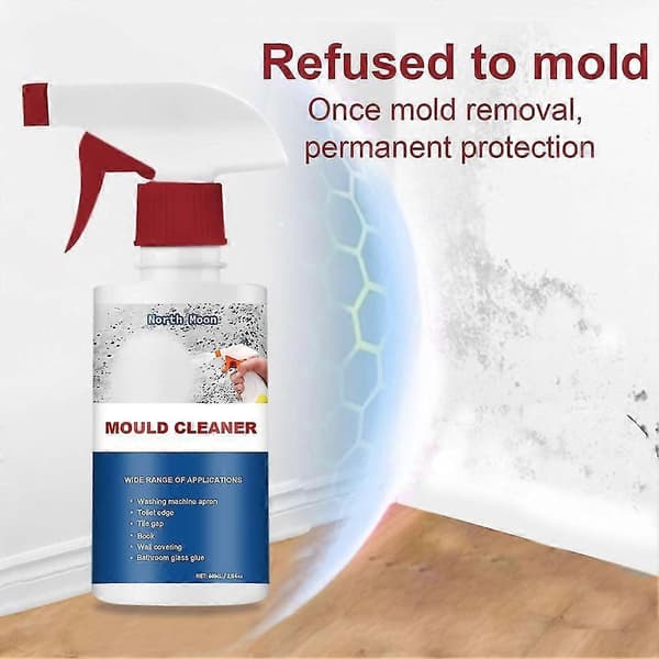 2 stk. Muggfjerner Skum, Mugg Deodorant Dekontamineringsspray Skum Muggrens
