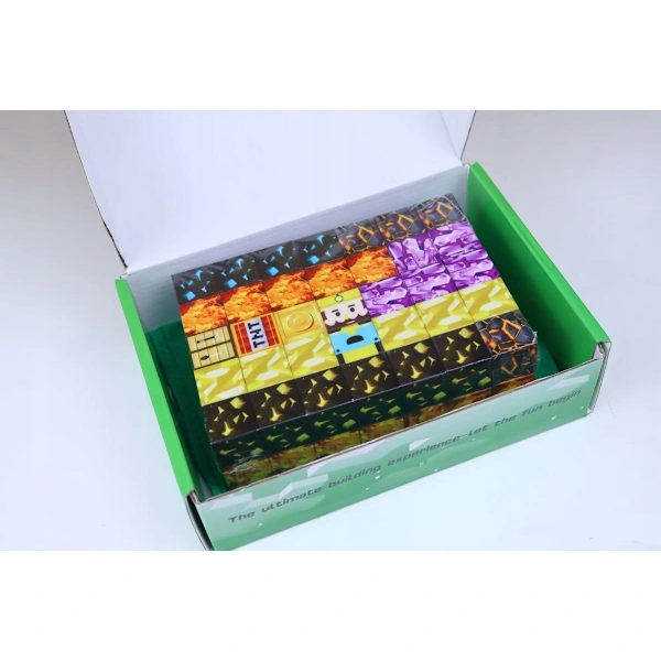 MAGNETISKA BLOCK MINECRAFT KUBER 100 BLOCK ARRANGEMANG KUBER