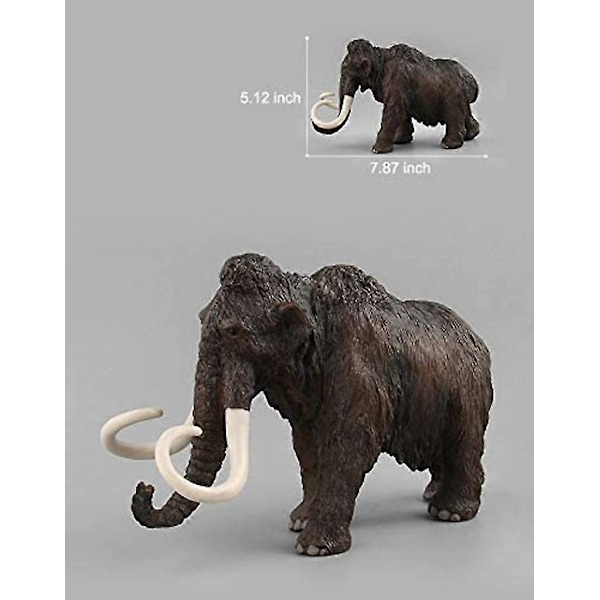 Mammut Model Simuleret Figur Realistisk Plast Mammuthus Til Dyr