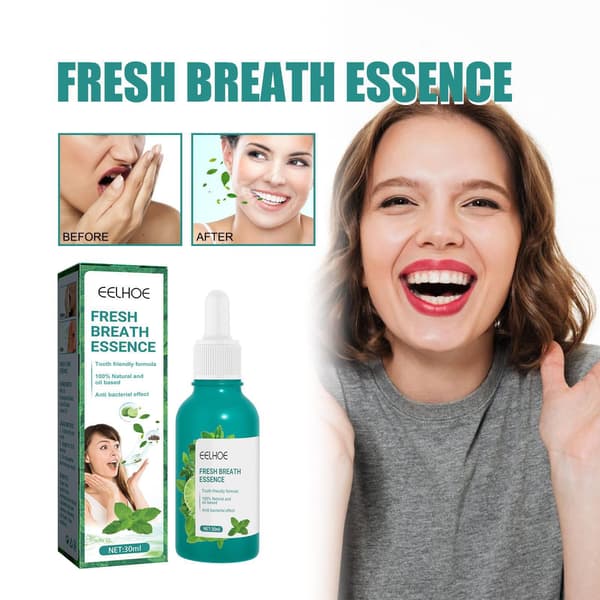 Ny model EELHOE Fresh Breath Essence Fjerner dårlig ånde og efterlader en frisk duft