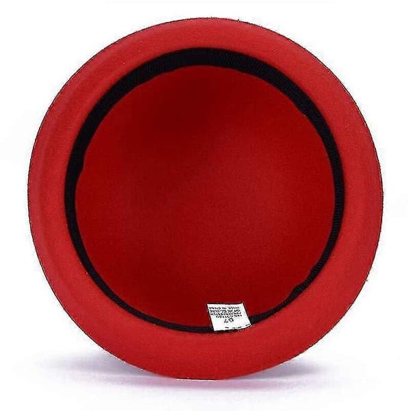 Trendy Dame Ensfarget Bowler Derby Ullfilt Hatt