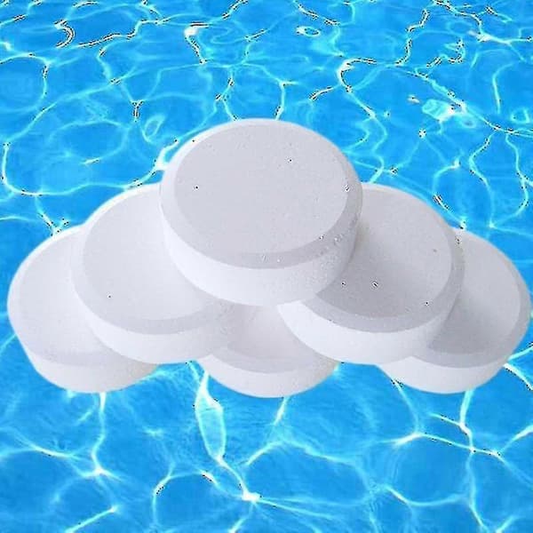 200 stk. Klortabletter Multifunktionel Øjeblikkelig Desinfektion Til Swimmingpool Badekar Spa