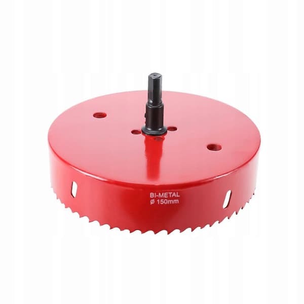Hullsag – 150 mm bor med sentreringsbor for hull, Bi