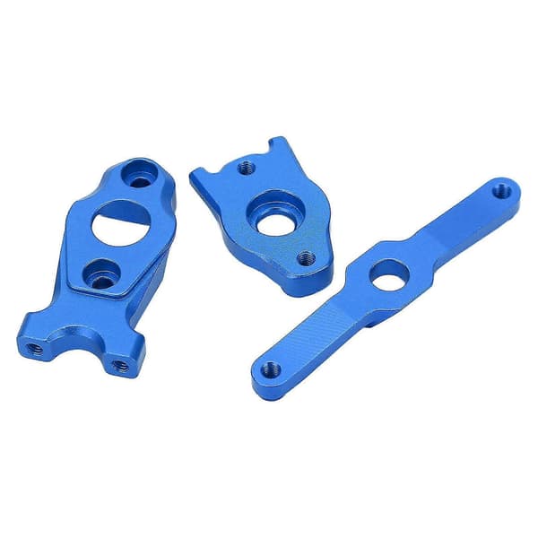 RC-styreenhet i aluminiumslegering oppgraderingsdeler for Traxxas E Revo Vxl Summit 1/16 RC-biler blå