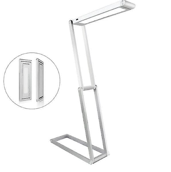 Led bordlampe foldbar dæmpbar touch bordlampe foldbare led læselamper (sølv)