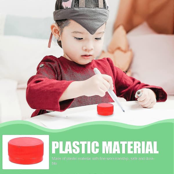 100 st Plastflasklock Flasklock Bryggflasklock Bulk Plastvatten