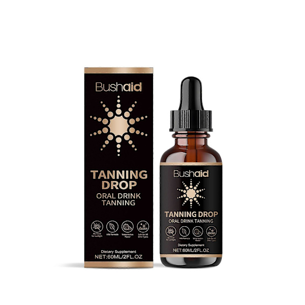 Bushaid Tanning Drops - vartalohoito