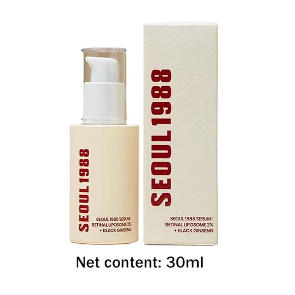SEOUL 1988 Serum: Retinal Liposome 2% + Sort Ginseng 3 stk. 3pcs