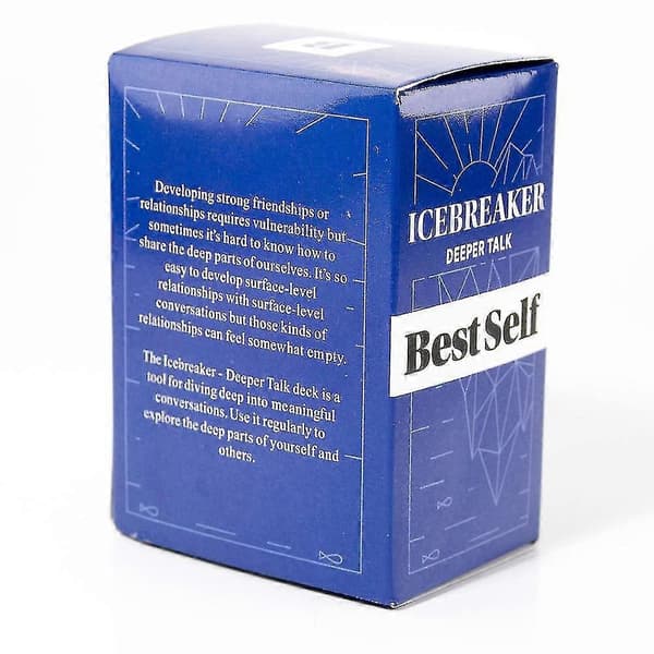150 kort Icebreaker Deeper Talk Deck av Bestself Samtale Selskapsbrettspill Kortspill Full engelsk - Pengj