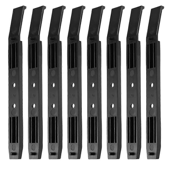 4 par harddisk-skinner, kabinettbur-tilbehør, stasjonsskuff-glidere, plastskinner for 3,5 til 5,25 harddisk-skuff