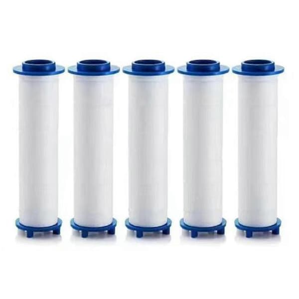 Massage Brusehoved Kraftfuld Tåge Massage Brusehoved Spa Hoved til Badeværelse Filter Cotton 5pcs