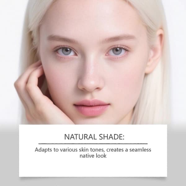 Serum Teint Natural Matte Concealer, 30ml Lett Daglig Foundation Serum