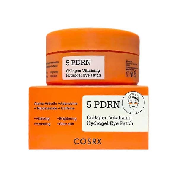 COSRX 5-PDRN Complex Collagen Gel øyelapper for mørke ringer ujevn hudtone 60 lapper