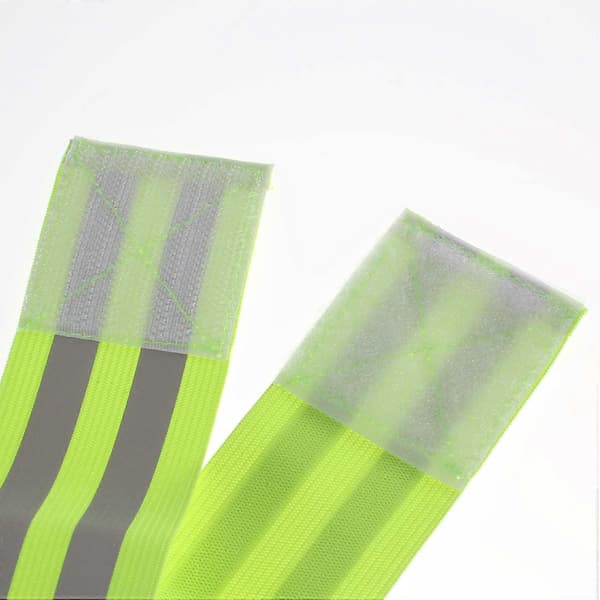 6X Elastiska Reflekterande Armband, Säkerhetsreflexband för Promenader, Cykling, Hund, Jogging